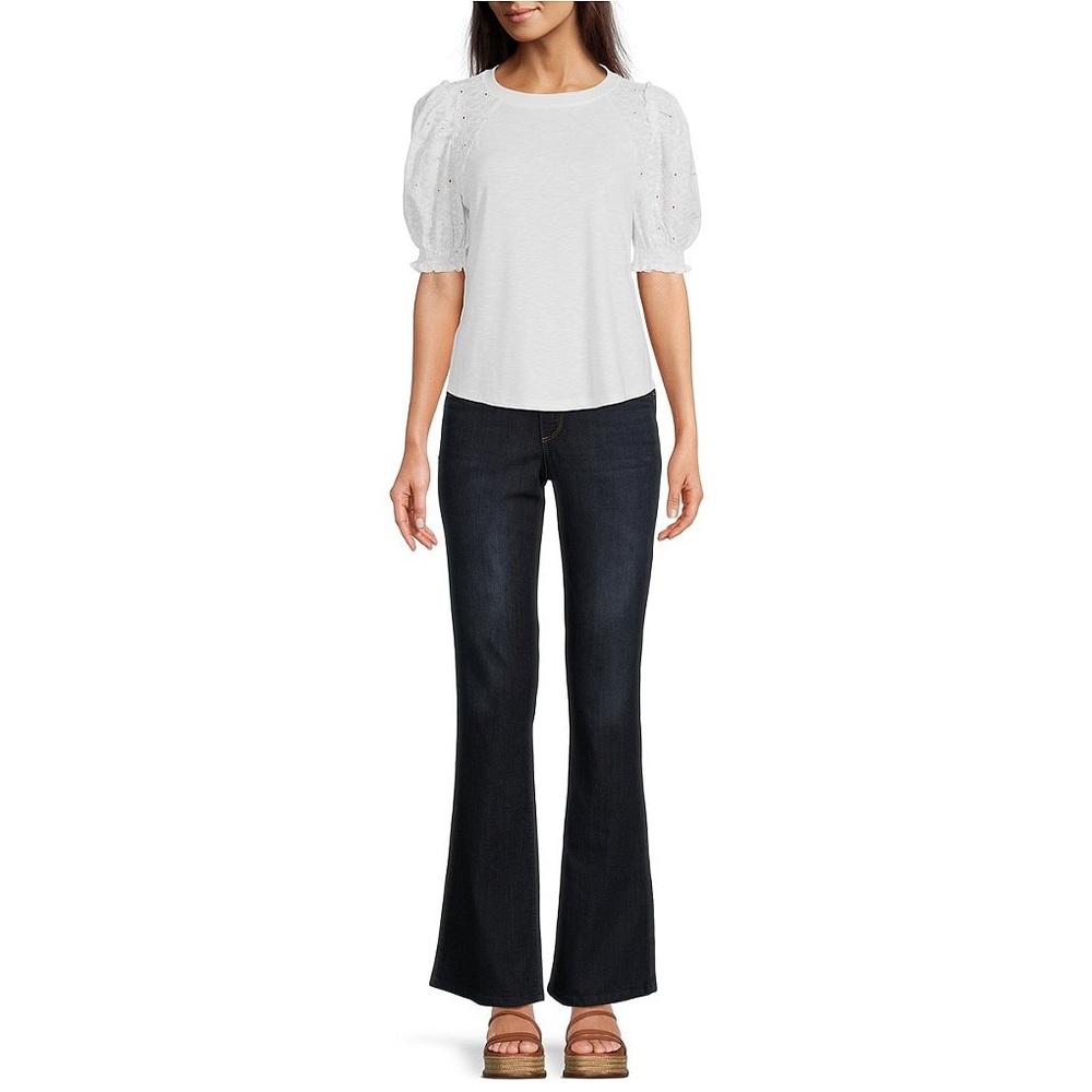 Democracy Women's Boot Cut Jeans - Dark Blue